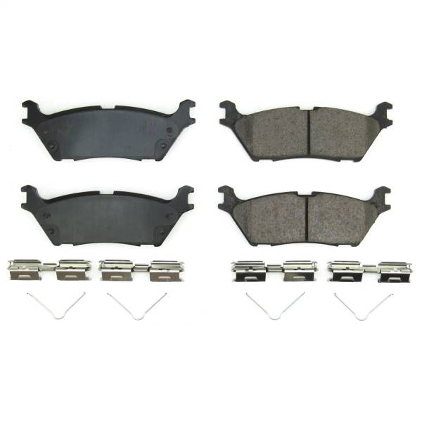 Power Stop - Power Stop Z17 EVOLUTION CERAMIC BRAKE PADS W/HARDWARE - 17-2383