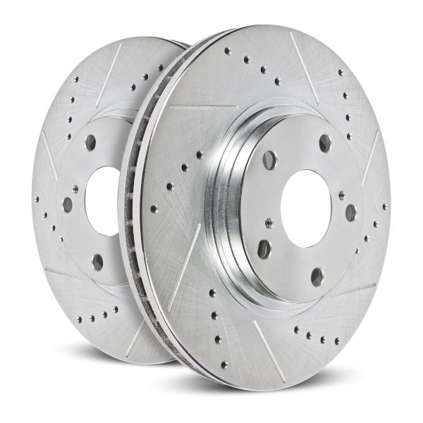 Power Stop - Power Stop EVOLUTION DRILLED/SLOTTED ROTORS (PAIR) - AR8542XPR