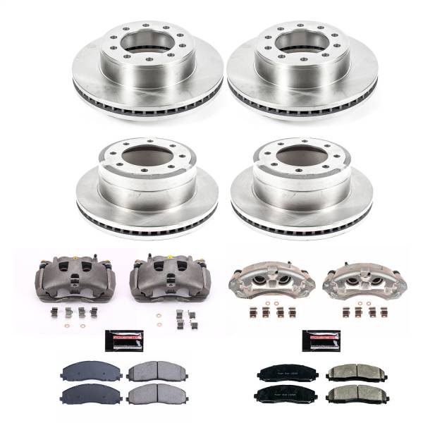 Power Stop - Power Stop Z17 DIRECT REPLACEMENT KIT: ROTORS,  CERAMIC PADS - KCOE8028