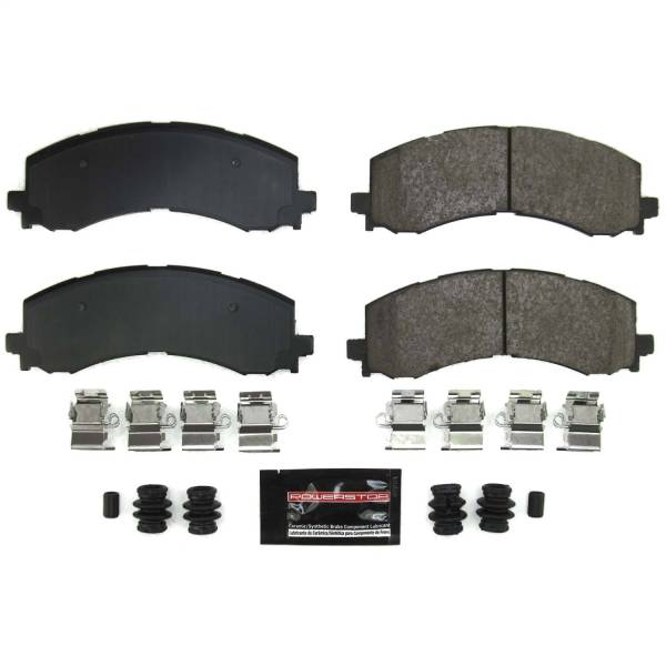 Power Stop - Power Stop Z23 EVOLUTION SPORT CARBON-FIBER BRAKE PADS W/HARDWARE - Z23-2382