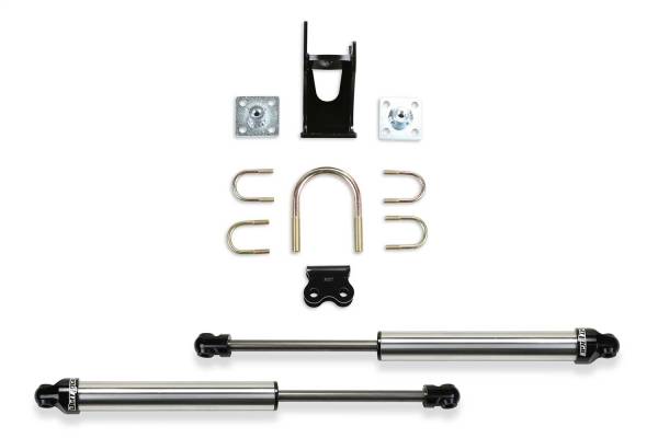 Fabtech - Fabtech Dual Dirt Logic 2.25 Stainless Steel Steering Stabilizer Kit,  Non-Reservoir - FTS220512