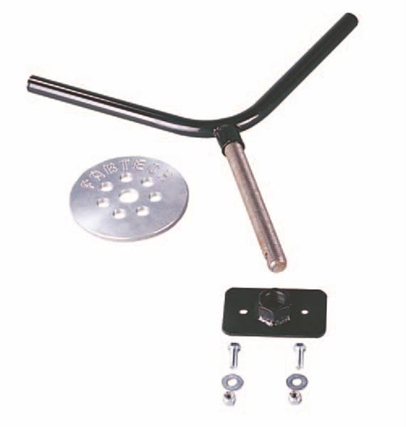 Fabtech - Fabtech Spare Tire Mount Kit,  Flat Spare Tire - FTT10001BK