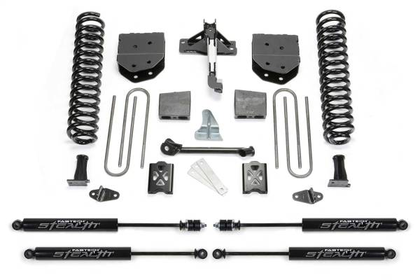 Fabtech - Fabtech Basic Lift System w/Shocks,  w/Stealth Monotube Shocks - K20101M