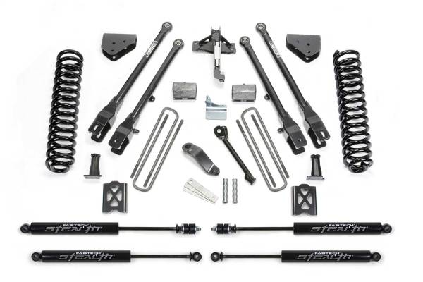 Fabtech - Fabtech 4 Link Lift System,  w/Stealth Monotube Shocks - K20131M