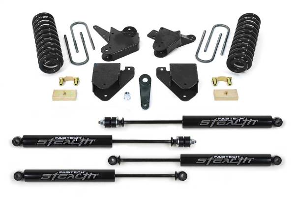 Fabtech - Fabtech Basic Lift System w/Shocks,  w/Stealth Monotube Shocks - K2062M