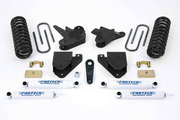 Fabtech - Fabtech Basic Lift System w/Shocks,  w/Performance Shocks - K2100