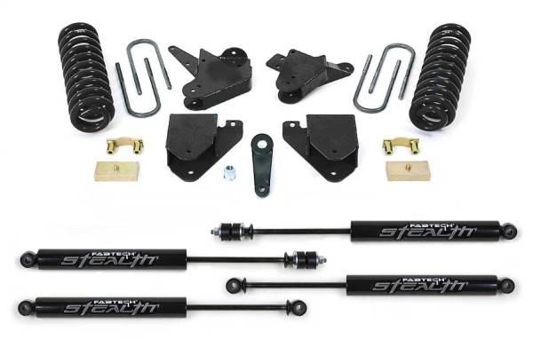 Fabtech - Fabtech Basic Lift System w/Shocks,  w/Stealth Monotube Shocks - K2100M