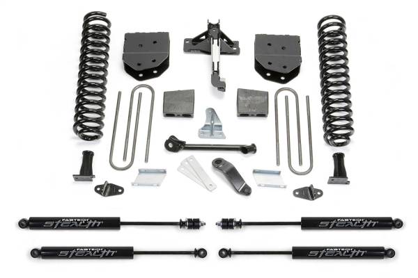 Fabtech - Fabtech Basic Lift System w/Shocks,  w/Stealth Monotube Shocks - K2118M