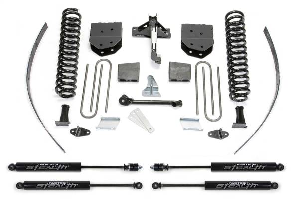 Fabtech - Fabtech Basic Lift System w/Shocks,  w/Stealth Monotube Shocks - K2121M