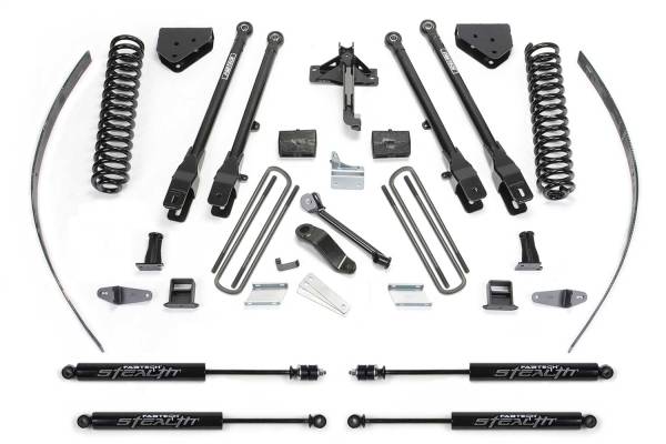 Fabtech - Fabtech 4 Link Lift System,  w/Stealth Monotube Shocks - K2125M