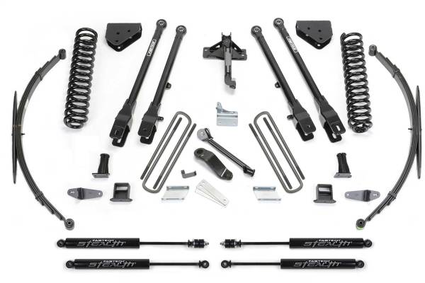 Fabtech - Fabtech 4 Link Lift System,  w/Stealth Monotube Shocks - K2129M