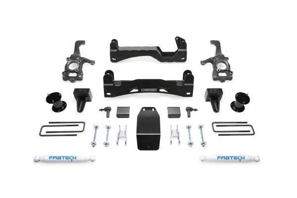 Fabtech - Fabtech Basic Lift System w/Shocks,  w/Performance Shocks - K2194