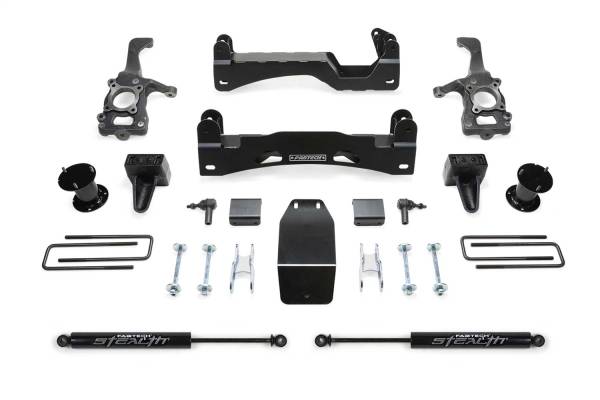 Fabtech - Fabtech Basic Lift System w/Shocks,  w/Stealth Monotube Shocks - K2194M