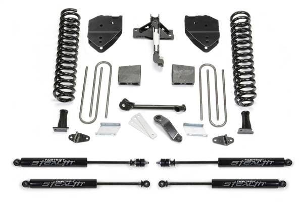 Fabtech - Fabtech Basic Lift System w/Shocks,  4 In. Lift - K2214M