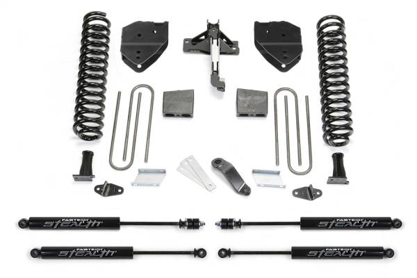 Fabtech - Fabtech Basic Lift System w/Shocks,  6 In. Lift - K2217M