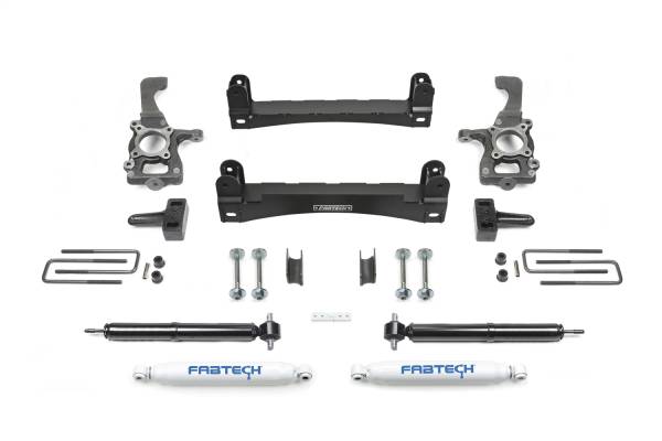 Fabtech - Fabtech Basic Lift System w/Shocks,  Rear - K2258