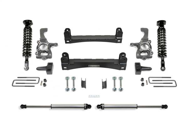 Fabtech - Fabtech Performance Lift System w/Shocks,  4 in. Lift - K2258DL