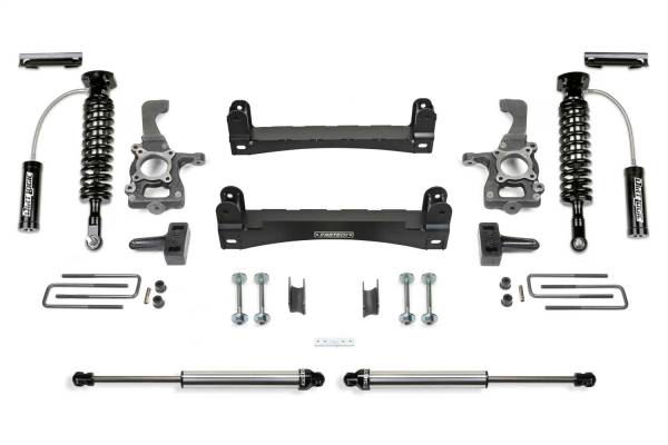 Fabtech - Fabtech Performance Lift System w/Shocks,  4 in. Lift - K2259DL