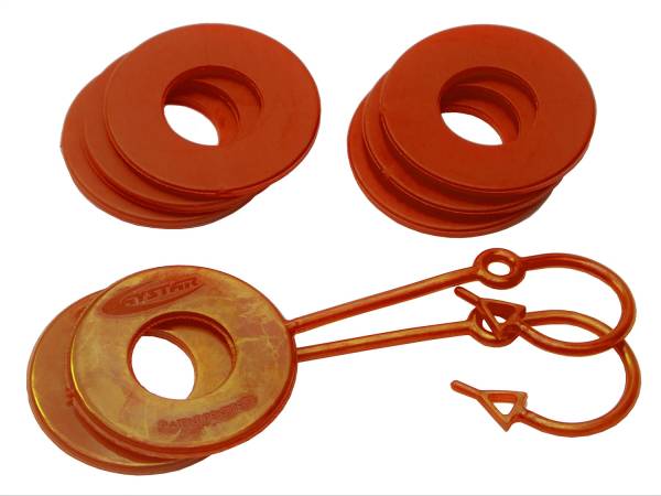 Daystar - Daystar D-Ring Lockers And Shackle Isolators,  6 Washers/2 Locker Washers - KU70059AG