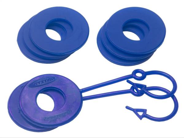 Daystar - Daystar D-Ring Lockers And Shackle Isolators,  Blue - KU70059RB