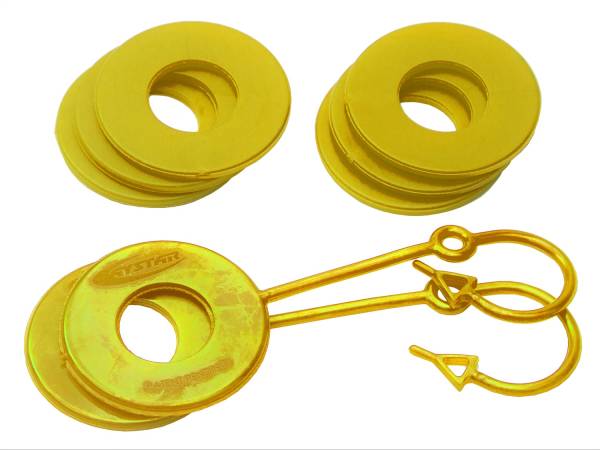 Daystar - Daystar D-Ring Lockers And Shackle Isolators,  Yellow - KU70059YL