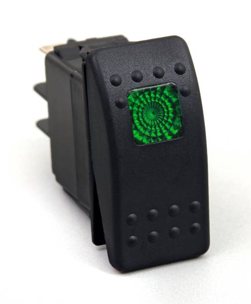 Daystar - Daystar Rocker Switch,  Green Light - KU80012