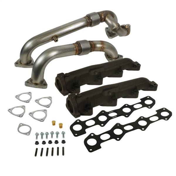 BD Diesel - BD Diesel Exhaust Manifold Kit,  Incl. Up-Pipes - 1041484