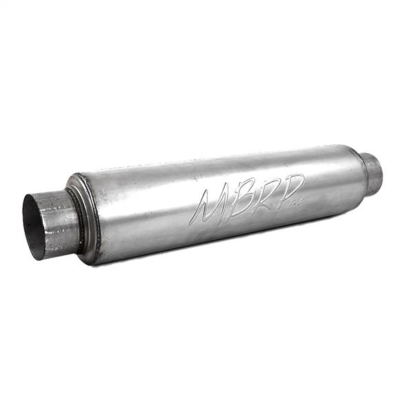 MBRP Exhaust - MBRP Exhaust Garage Parts High Flow Muffler,  4 in. Inlet/Outlet Diameter - GP015