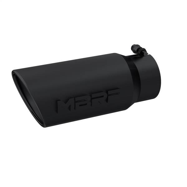 MBRP Exhaust - MBRP Exhaust Armor BLK Exhaust Tip,  4 in. Inlet Diameter - T5051BLK