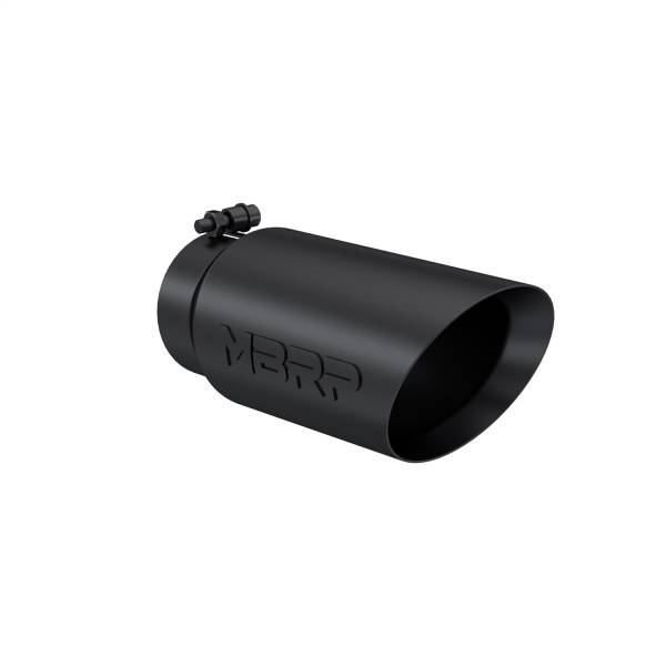 MBRP Exhaust - MBRP Exhaust Armor BLK Exhaust Tip,  4 in. Inlet Diameter - T5053BLK