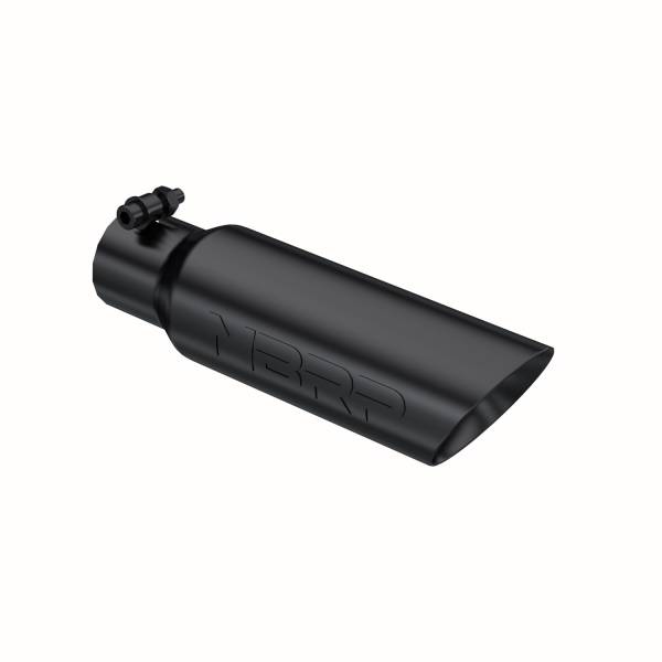 MBRP Exhaust - MBRP Exhaust Armor BLK Exhaust Tip,  2.5 in. Inlet Diameter - T5106BLK