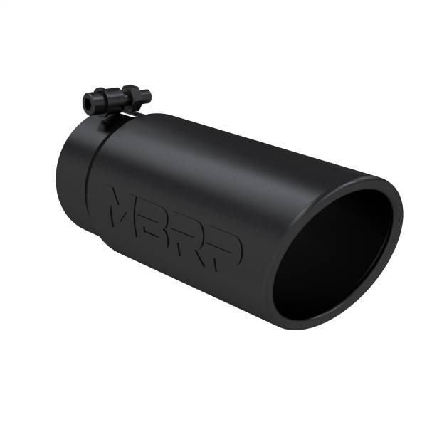 MBRP Exhaust - MBRP Exhaust Armor BLK Exhaust Tip,  3.5 in. Inlet Diameter - T5112BLK