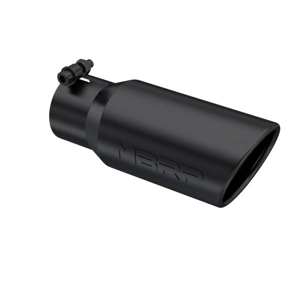 MBRP Exhaust - MBRP Exhaust Armor BLK Exhaust Tip,  3 in. Inlet Diameter - T5155BLK