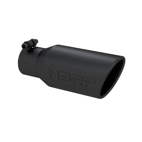 MBRP Exhaust - MBRP Exhaust Armor BLK Exhaust Tip,  2.75 in. Inlet Diameter - T5157BLK