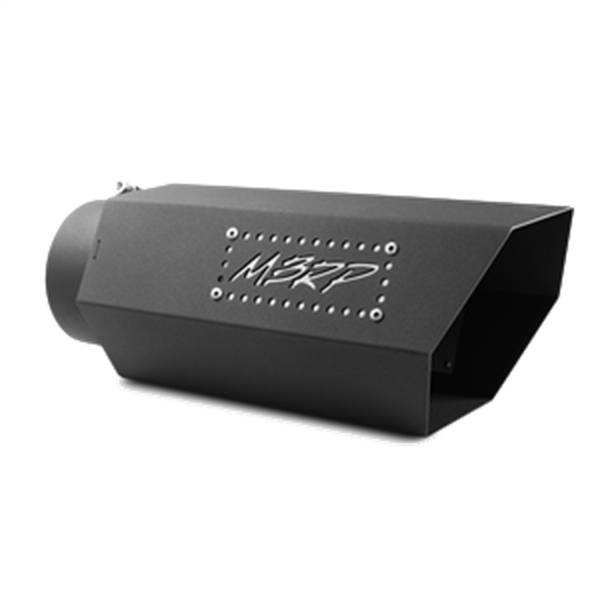 MBRP Exhaust - MBRP Exhaust Armor BLK Exhaust Tip,  5 in. Inlet Diameter - T5166BLK