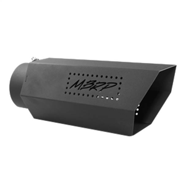 MBRP Exhaust - MBRP Exhaust Armor BLK Exhaust Tip,  5 in. Inlet Diameter - T5167BLK