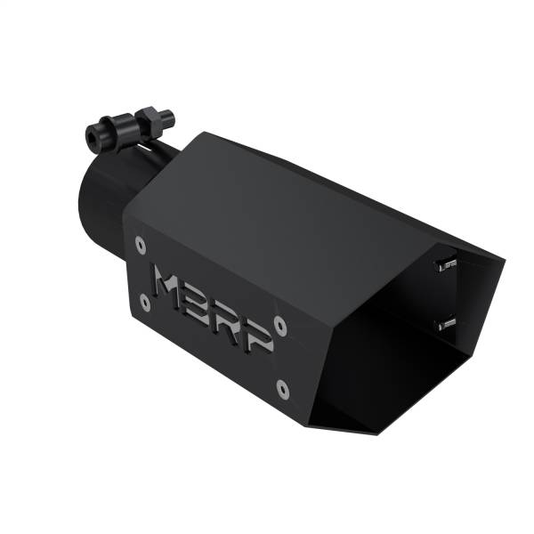 MBRP Exhaust - MBRP Exhaust Armor BLK Exhaust Tip,  2.5 in. Inlet Diameter - T5173BLK