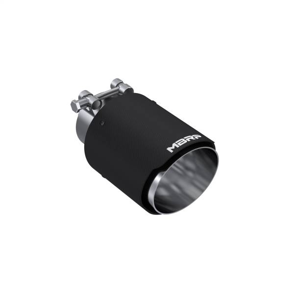 MBRP Exhaust - MBRP Exhaust Carbon Fiber Exhaust Tip,  2.5 in. Inlet Diameter - T5176CF