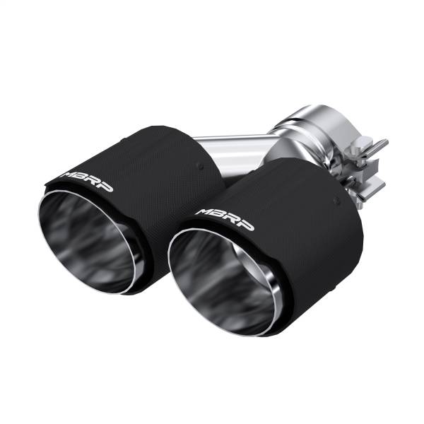 MBRP Exhaust - MBRP Exhaust Carbon Fiber Exhaust Tip,  2.5 in. Inlet Diameter - T5177CF