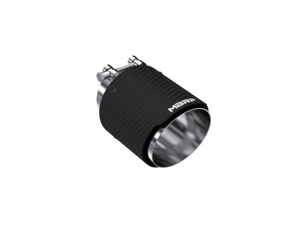 MBRP Exhaust - MBRP Exhaust Carbon Fiber Exhaust Tip,  3 in. Inlet Diameter - T5180CF