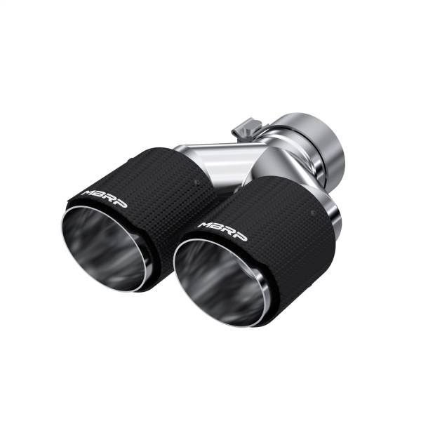 MBRP Exhaust - MBRP Exhaust Carbon Fiber Exhaust Tip,  3 in. Inlet Diameter - T5182CF