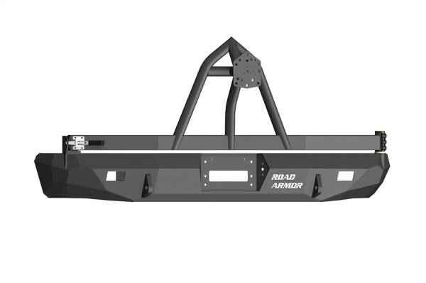 Road Armor - Road Armor Stealth Winch Rear Bumper,  w/Tire Carrier - 61208B