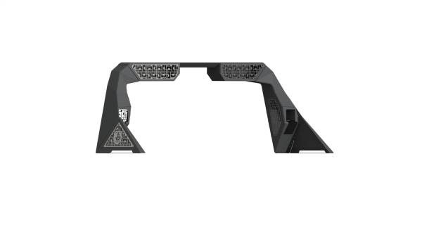 Road Armor - Road Armor Identity Headache Rack Kit,  Dual Cube w/ Bedrail Pods - 6992DHRP-C2-MD