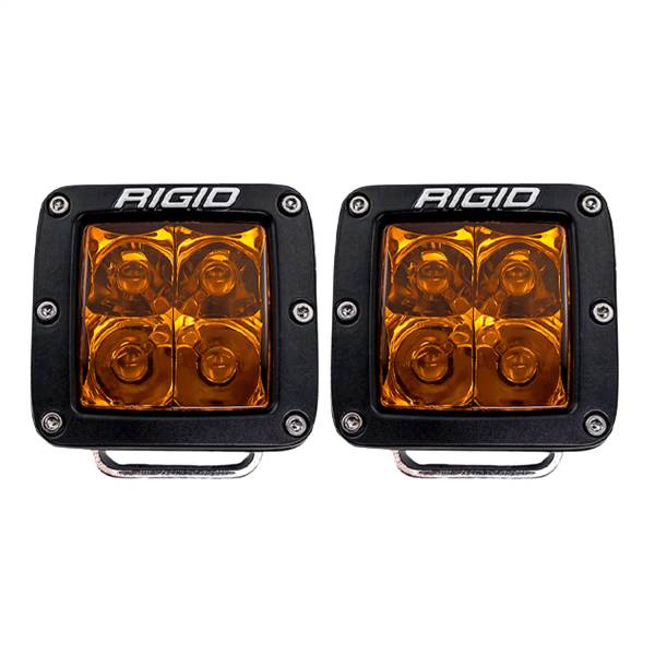 Rigid Industries - Rigid Industries D-Series® Pro Spot Light,  w/ Pro Amber Lens - 20252