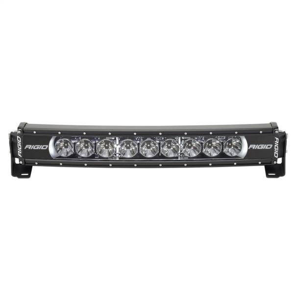 Rigid Industries - Rigid Industries The stylish versatility of the RIGID Radiance lighting family just got better with Radiance+Curved RBGW Light Bars. These bars are featured packed and provide the user with the ability to toggle between eight available backlight options.