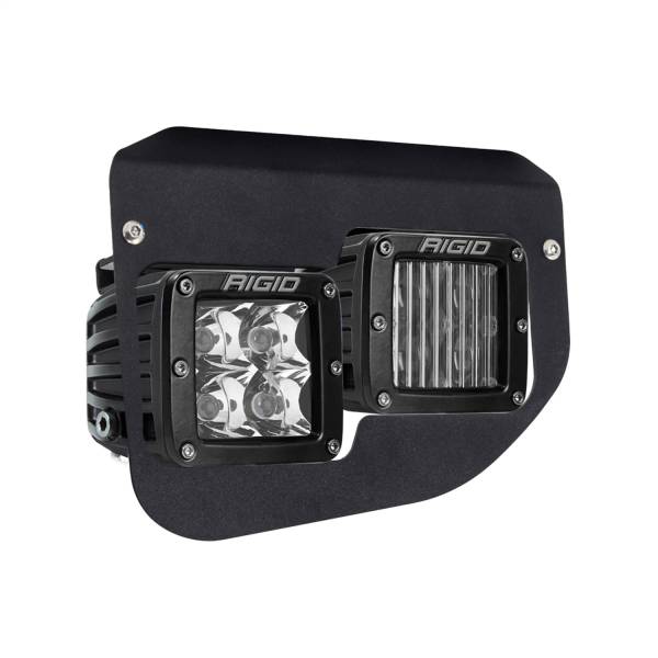 Rigid Industries - Rigid Industries Designed to replace the OEM fog lights in the 2020+Ford Super Duty with a pair of D-Series SAE PRO lights and D-Series Spot lights. The kit comes with everything you will need to install and connect RIGID s D-series lights to your Super -