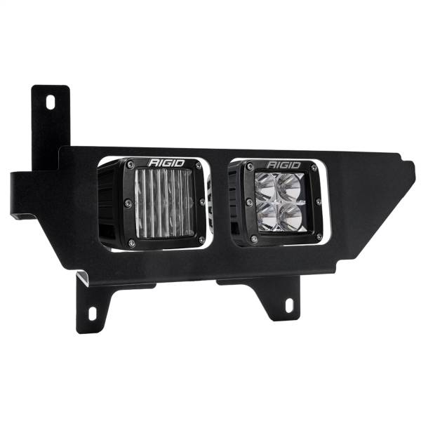 Rigid Industries - RIGID s 2021+Ford F-150 Fog Kit is designed to replace the OEM fog lights in the 2021+Ford F-150 with a pair of D-Series SAE Pro lights and a pair of D-Series Spot lights. The kit provides everything you need to install and connect RIGID - 46740