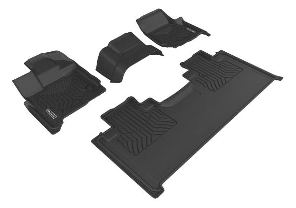 3D MAXpider - 3D MAXpider MAXTRAC Floor Mat,  Black - A5FR10101809