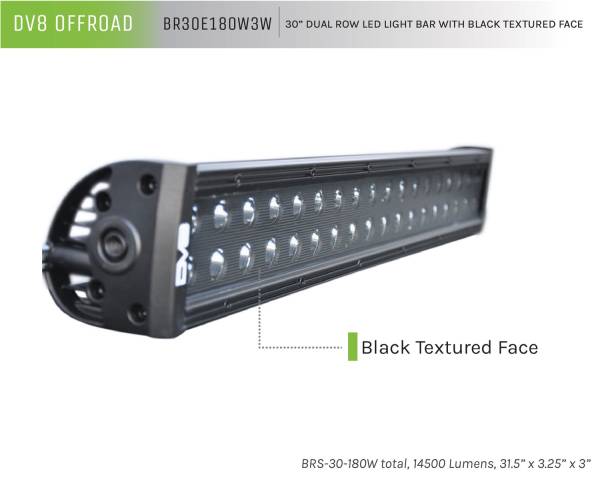 DV8 Offroad - DV8 Offroad LED Light Bar,  30 in. - BR30E180W3W