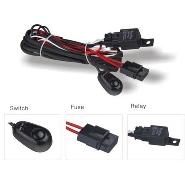 DV8 Offroad - DV8 Offroad LED Wiring Harness,  11 ft. - WIRE HARNESS